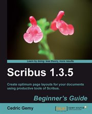 Scribus 1.3.5. beginner's guide cover image