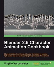 Blender 2.5 Character Animation Cookbook cover image