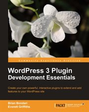 WordPress 3 Plugin Development Essentials cover image