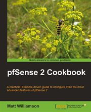 Pfsense 2 Cookbook cover image