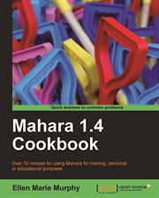 Mahara 1.4 Cookbook cover image
