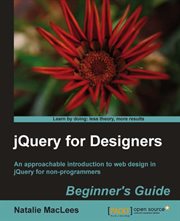 jQuery for Designers : Beginner's Guide cover image