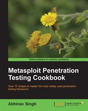 Metasploit Penetration Testing Cookbook cover image