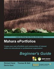Mahara Eportfolios: Beginner's Guide cover image
