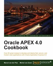 Oracle Apex 4.0 Cookbook cover image