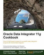 Oracle Data Integrator 11G Cookbook cover image