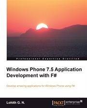Windows Phone 7.5 Application Development With F# cover image