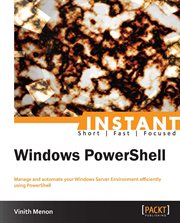Instant Windows PowerShell cover image
