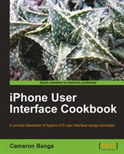Iphone User Interface Cookbook cover image