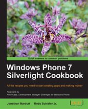 Windows Phone 7 Silverlight Cookbook cover image