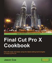 Final Cut Pro X Cookbook cover image