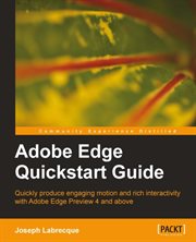 Adobe Edge Quickstart Guide cover image