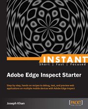 Instant Adobe Edge Inspect Starter cover image