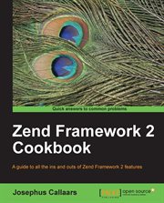 Zend Framework 2 Cookbook cover image
