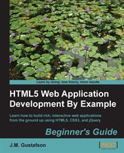 HTML5 Web Application Development by Example cover image