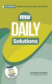 My daily solutions 2022 september-december cover image