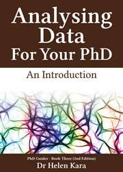 Analysing data for your PhD : an introduction. PhD knowledge cover image