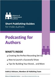 Podcasting for authors cover image