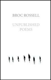 Unpublished Poems cover image