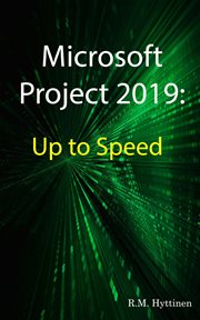 Microsoft project 2019: up to speed cover image