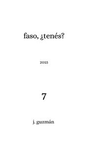 Faso, ¿tenés? : 2015. On Being cover image