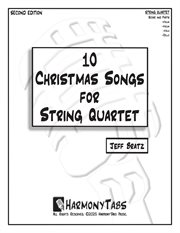 10 Christmas Songs for String Quartet cover image