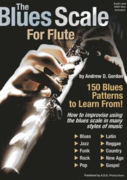 The blues scale for flute cover image