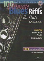 100 ultimate blues riffs for flute beginner series cover image