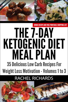 Cover image for The 7-Day Ketogenic Diet Meal Plan: 35 Delicious Low Carb Recipes For Weight Loss Motivation - Vo