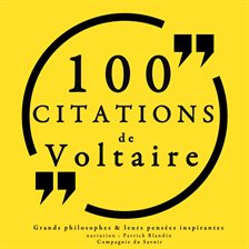 Cover image for 100 citations de Voltaire