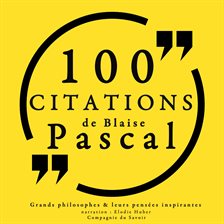 Cover image for 100 citations de Blaise Pascal