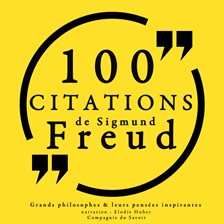 Cover image for 100 citations de Sigmund Freud