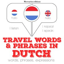 Cover image for Travel words and phrases in Dutch