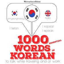 Cover image for 1000 essential words in Korean