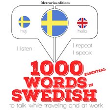 Cover image for 1000 essential words in Swedish