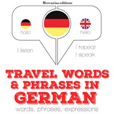 Cover image for Travel words and phrases in German