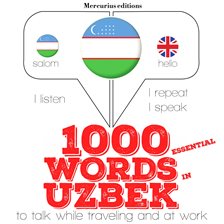 Cover image for 1000 essential words in Uzbek