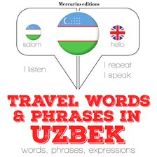 Cover image for Travel words and phrases in Uzbek
