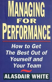 Managing for Performance cover image