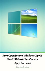 Free OpenSource Windows Xp OS Live USB Installer Creator Apps Software cover image
