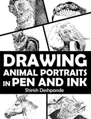 Drawing animal portraits in pen and ink cover image