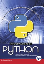 Programming in python: learn the powerful object-oriented programming cover image