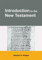 Introduction to the new testament cover image