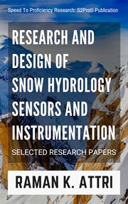Research and Design of Snow Hydrology Sensors and Instrumentation cover image