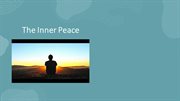 The inner peace cover image