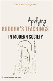 Applying buddha's teachings in modern society cover image