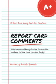 Report card comments cover image