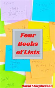 Four books of lists cover image