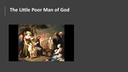 The little poor man of god cover image