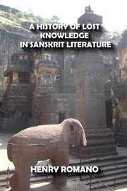 A history of lost knowledge in sanskrit literature cover image